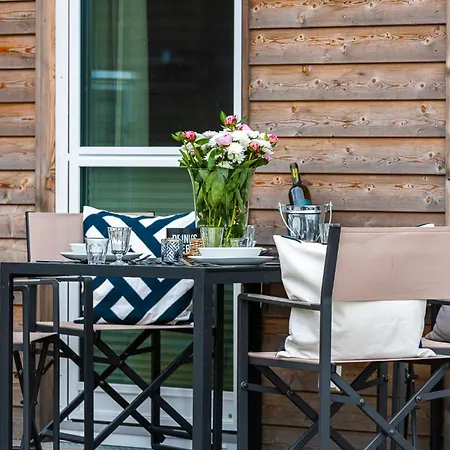 公寓 New Port Lounge - Eg, Hafenblick, Terrasse 奥尔本尼兹