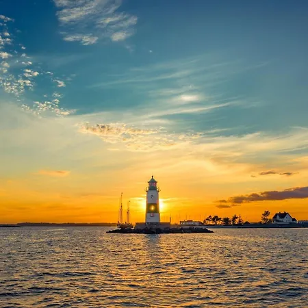 公寓 New Port Lounge - Eg, Hafenblick, Terrasse