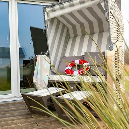 New Port Lounge - Eg, Hafenblick, Terrasse Appartement Olpenitz